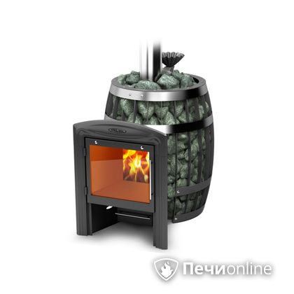 Дровяная банная печь TMF Саяны II Carbon Витра ЗК в Ставрополе