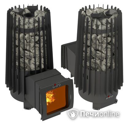 Дровяная печь-каменка GrillD Cometa Vega 180 window long Max в Ставрополе