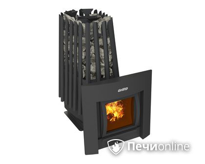 Дровяная печь-каменка GrillD Cometa Vega 350 window Max в Ставрополе