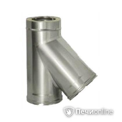 Дымоход Дымок Тройник 45° с изоляцией 0.5 мм. ТRFR45 150/230 в Ставрополе