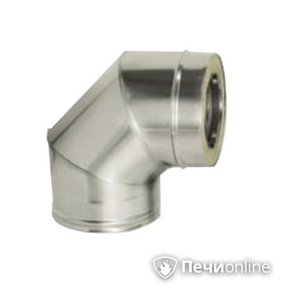 Дымоход Дымок Колено 90° с изоляцией 0,8 мм. OТFR90 150/230 в Ставрополе