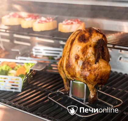Ростер Char-Broil Grill+ для курицы с креплением для емкости в Ставрополе