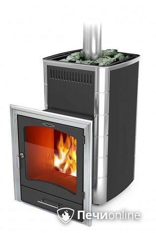 Дровяная банная печь TMF Калина II Inox БСЭ ТО антрацит НВ ПРН в Ставрополе