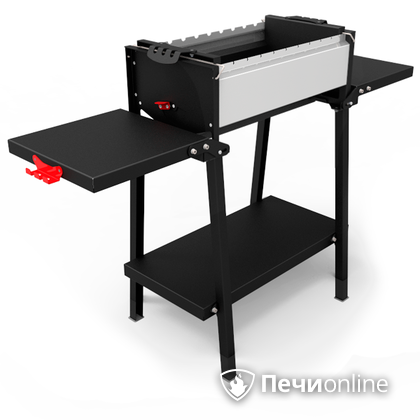 Мангал Grillver Крафтикс Сильвер на подставке в Ставрополе